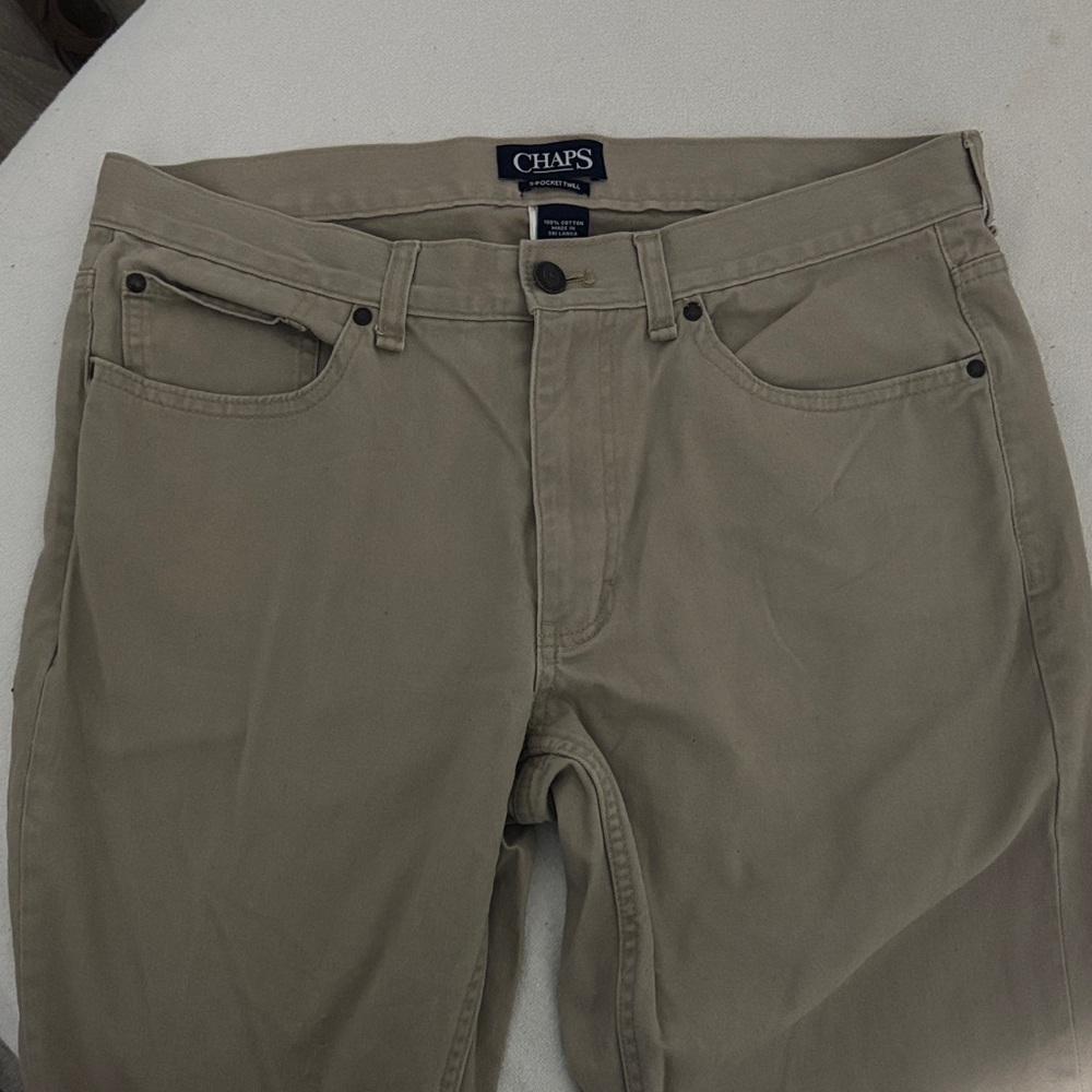 Chaps Classic Beige Trousers